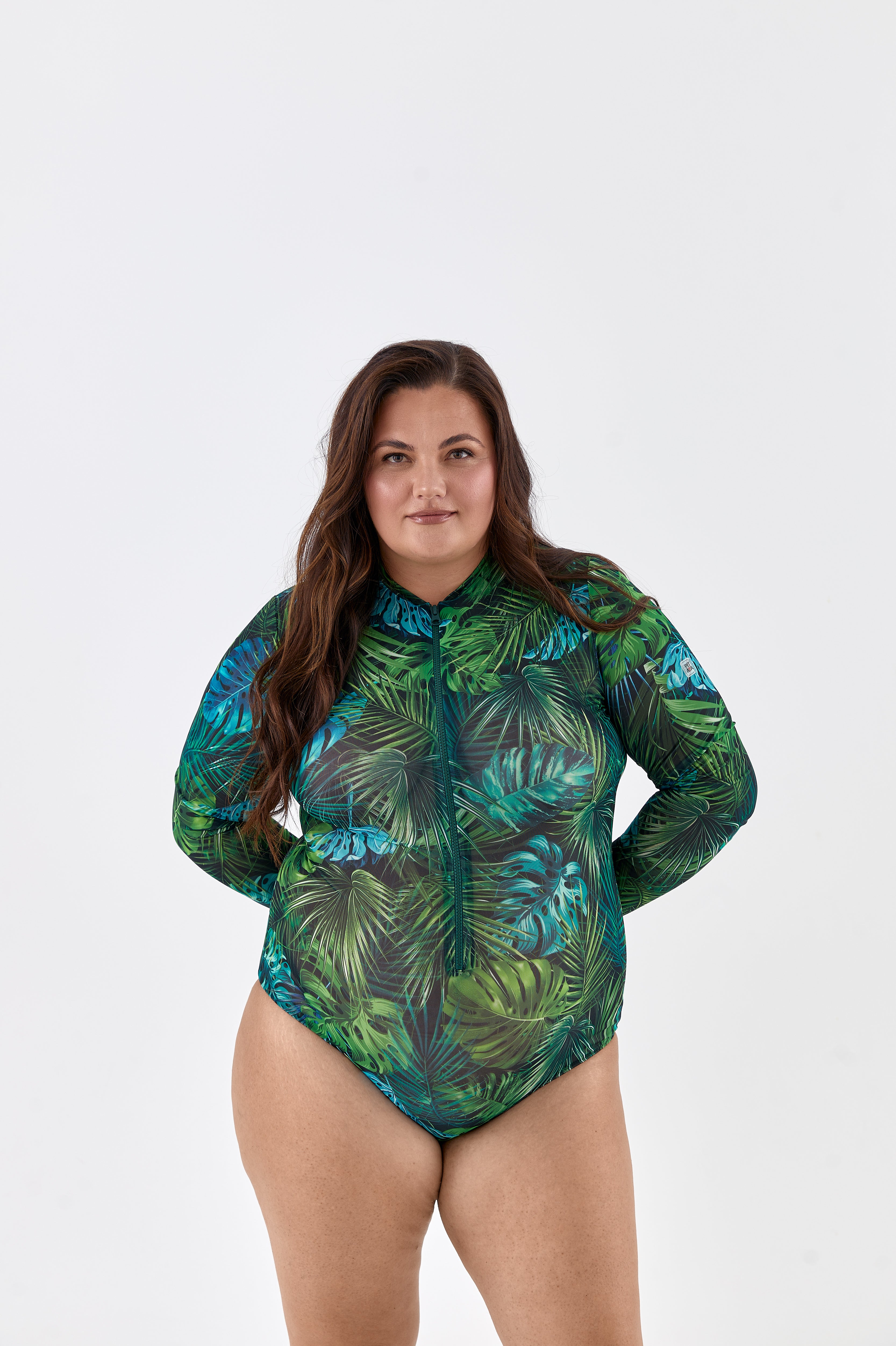 Жіночий купальник Plus Size SPF 35 з довгим рукавом PiTAYA Philadelphia Plus